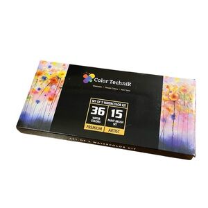 NEW Color Technik Premium Watercolor Artist Kit